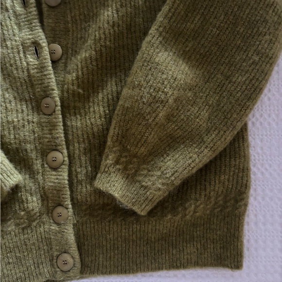 Sezane Othello Cardigan, green, size XS - Picture 4 of 6